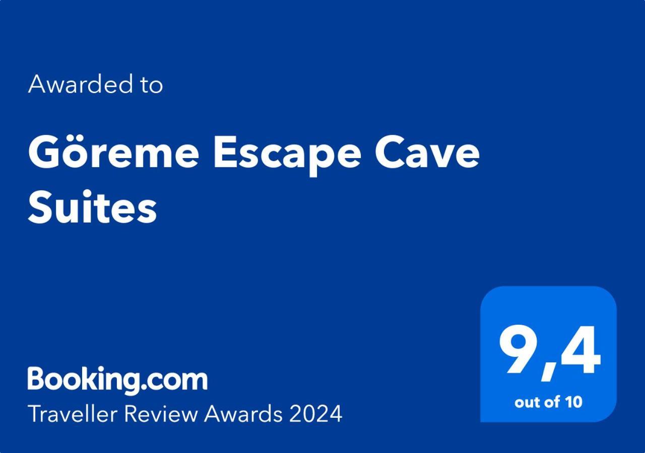 Goereme Escape Cave Suites Extérieur photo